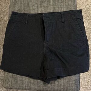 LOFT Twill Black Shorts